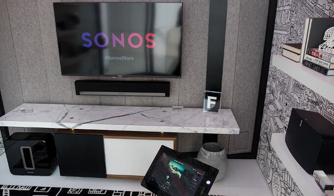 Система Sonos в кабинете